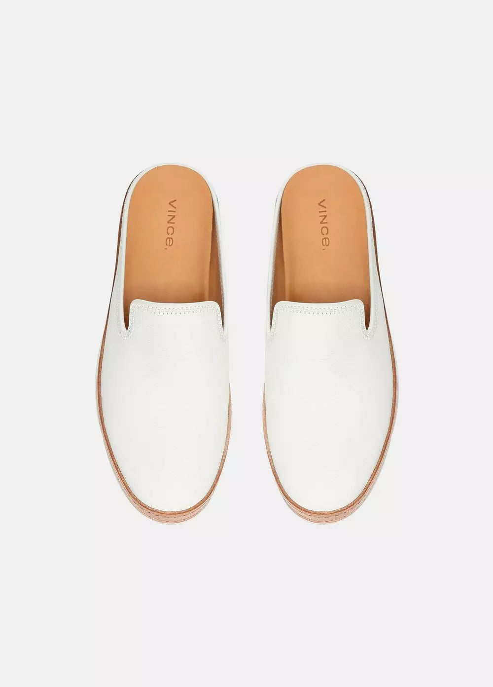 Canella Slip On Sandals - Optic White by Vince — view 4
