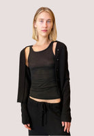 Cashmere Cardigan - Black by Kristensen | 25 South Boutiques