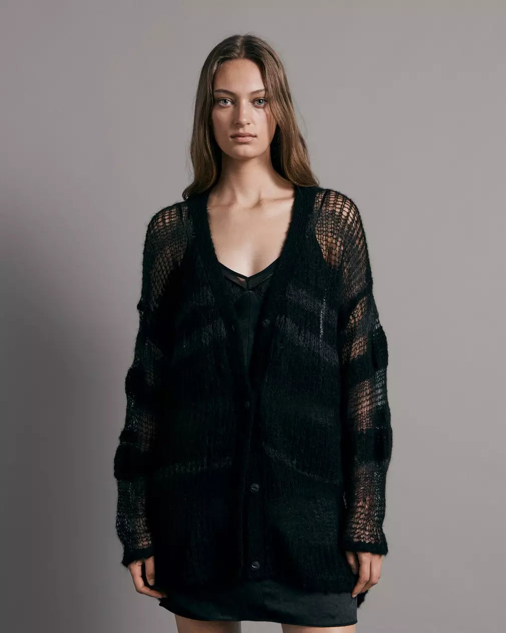 Lillian Alpaca Cardigan - Black Multi by Rag & Bone | 25 South Boutiques