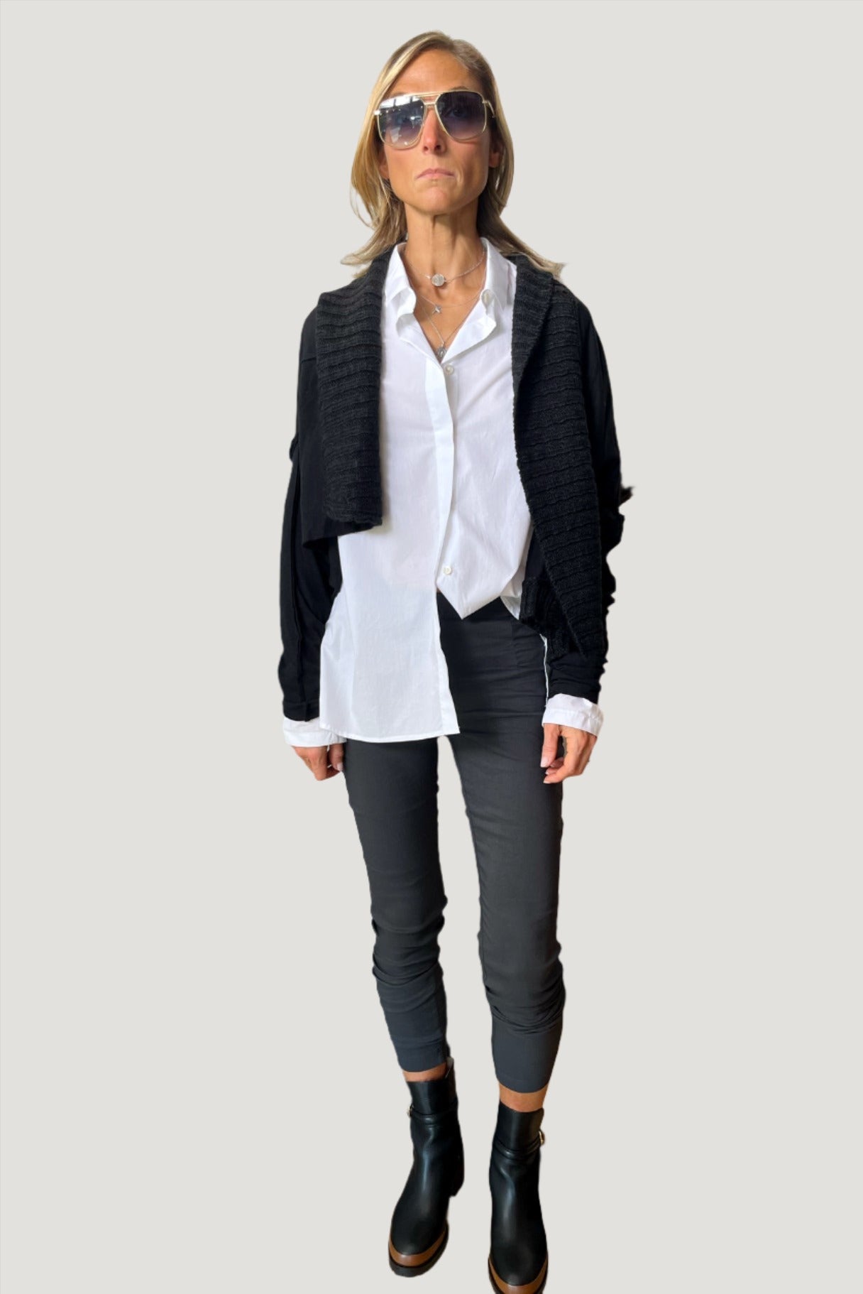 Slim Trouser - Slate by Rundholz | 25 South Boutiques