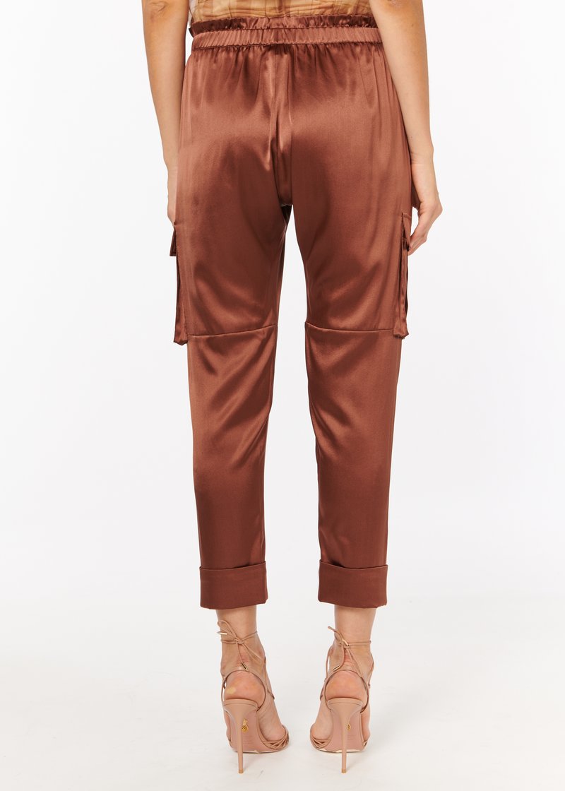 The Carmen Pant - Coffee by Cami NYC — view 5