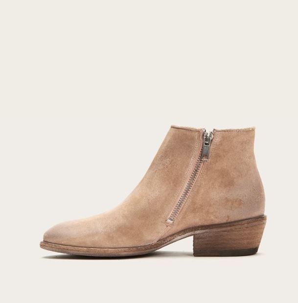 Carson Piping Bootie - Beige Multi by Frye — view 3