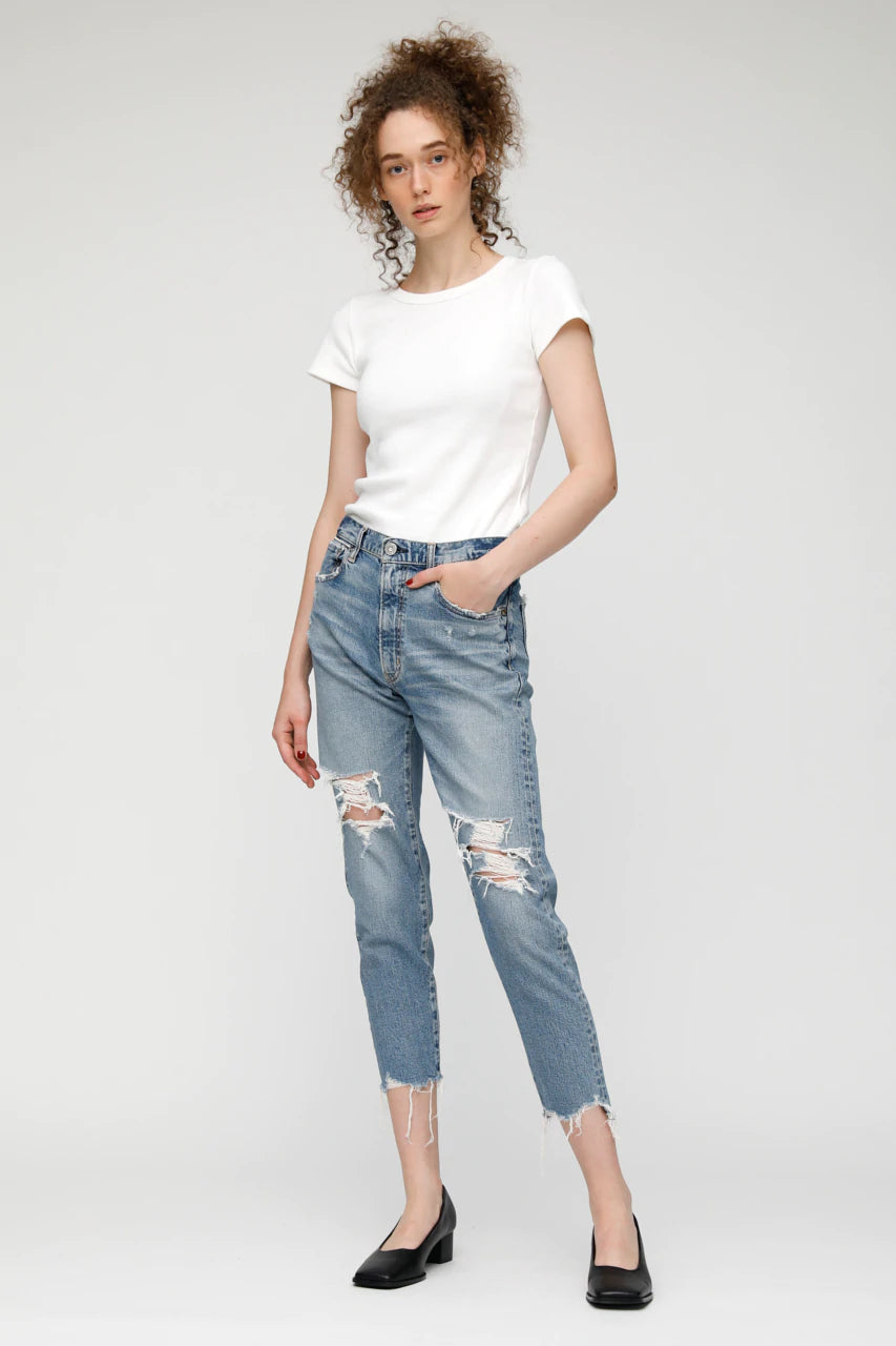 Carter Friend Loose - Blue by Moussy | 25 South Boutiques