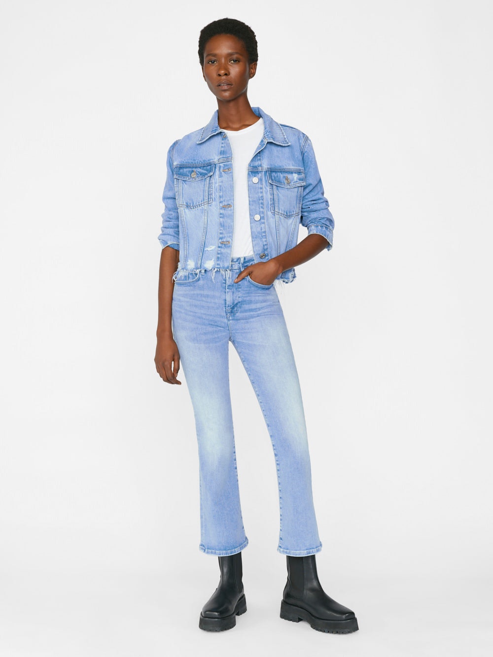 Le One Crop Mini Boot - Casper by Frame | 25 South Boutiques