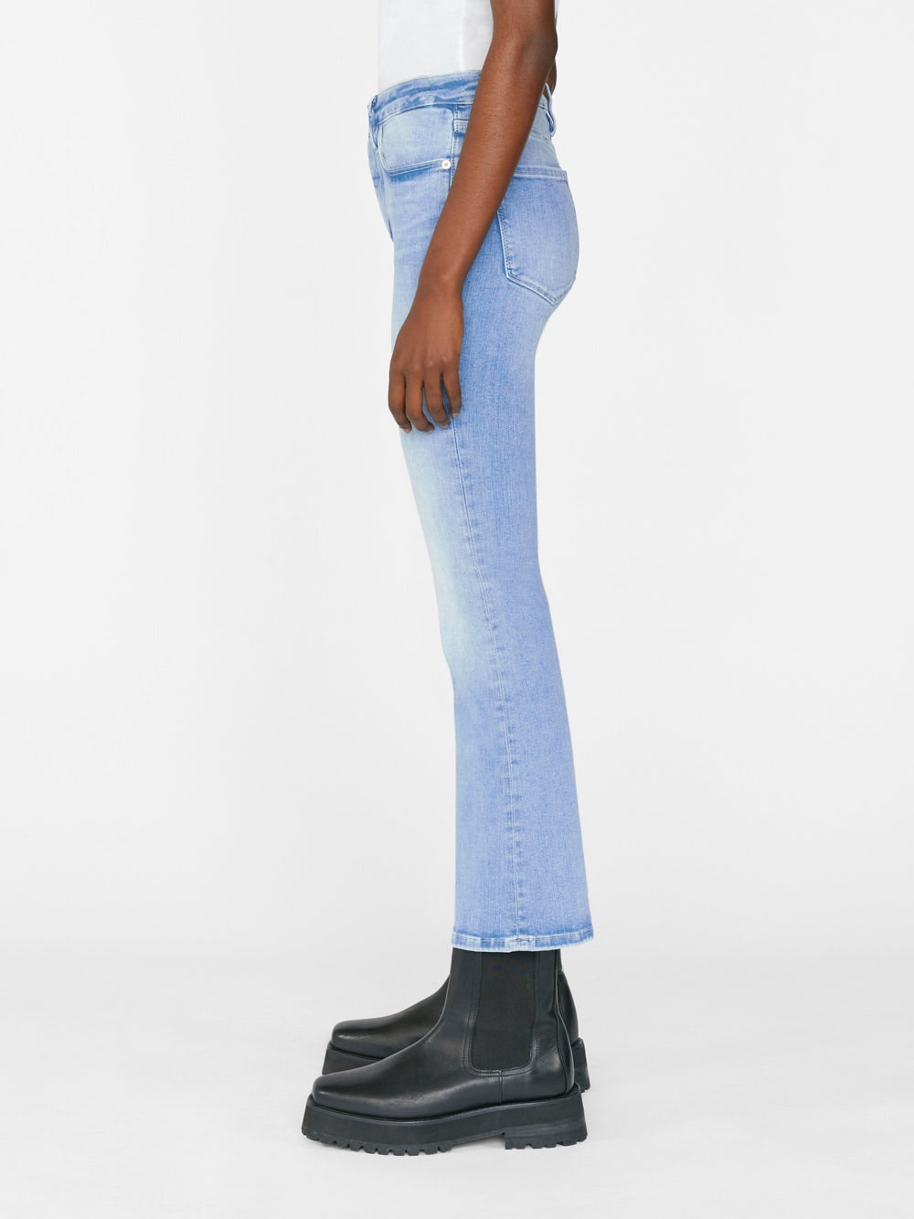 Le One Crop Mini Boot - Casper by Frame — view 5