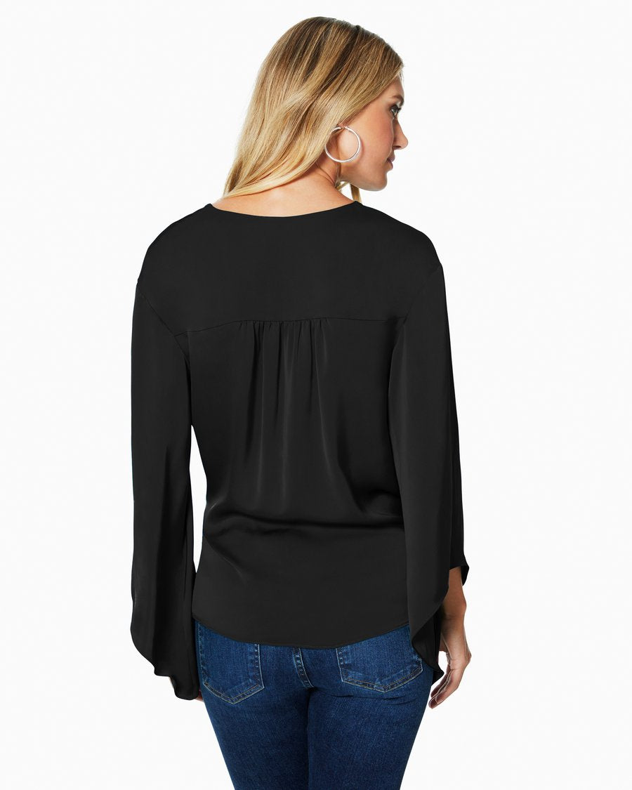 Cassandra Top - Black by Ramy Brook — alternate view