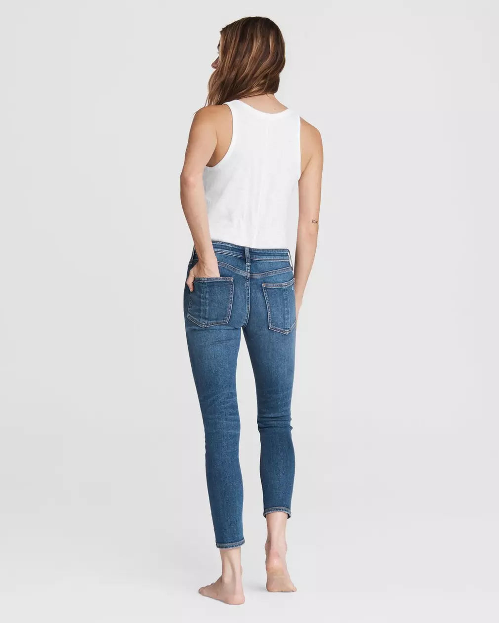 Cate Mid-Rise Skinny - Clover by Rag & Bone — view 3