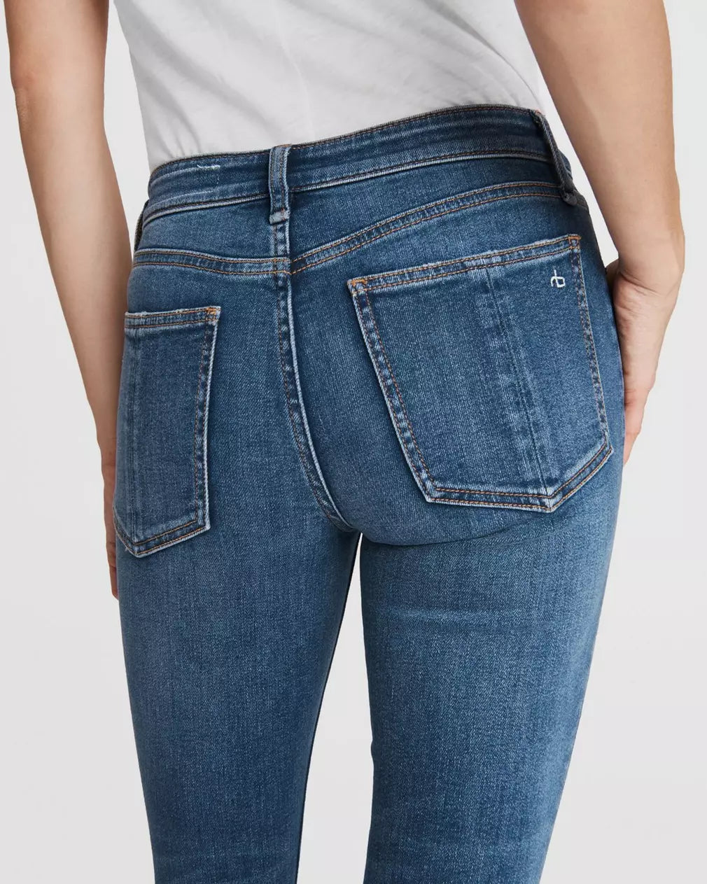 Cate Mid-Rise Skinny - Clover by Rag & Bone — view 5