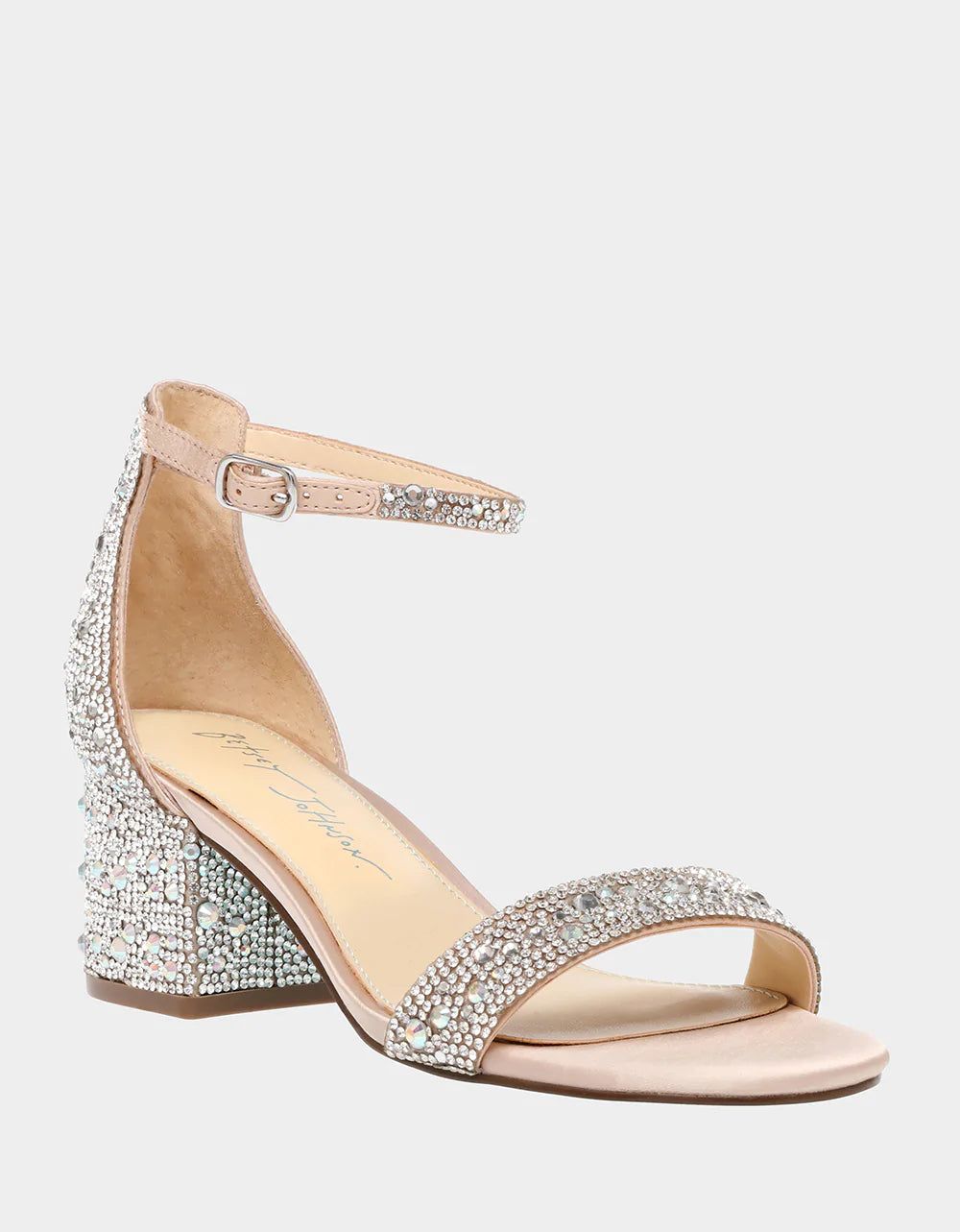 Mari Block Heel - Champagne by Betsy Johnson — alternate view