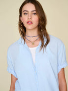 Channing Shirt - Baby Blue by Xirena — alternate view