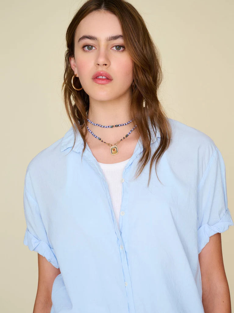 Channing Shirt - Baby Blue by Xirena — alternate view