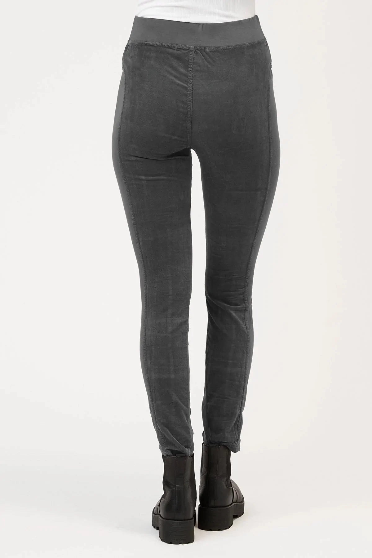 Corduroy Olso Leging - Charcoal by XCVI — view 3
