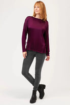 Corduroy Olso Leging - Charcoal by XCVI — view 4