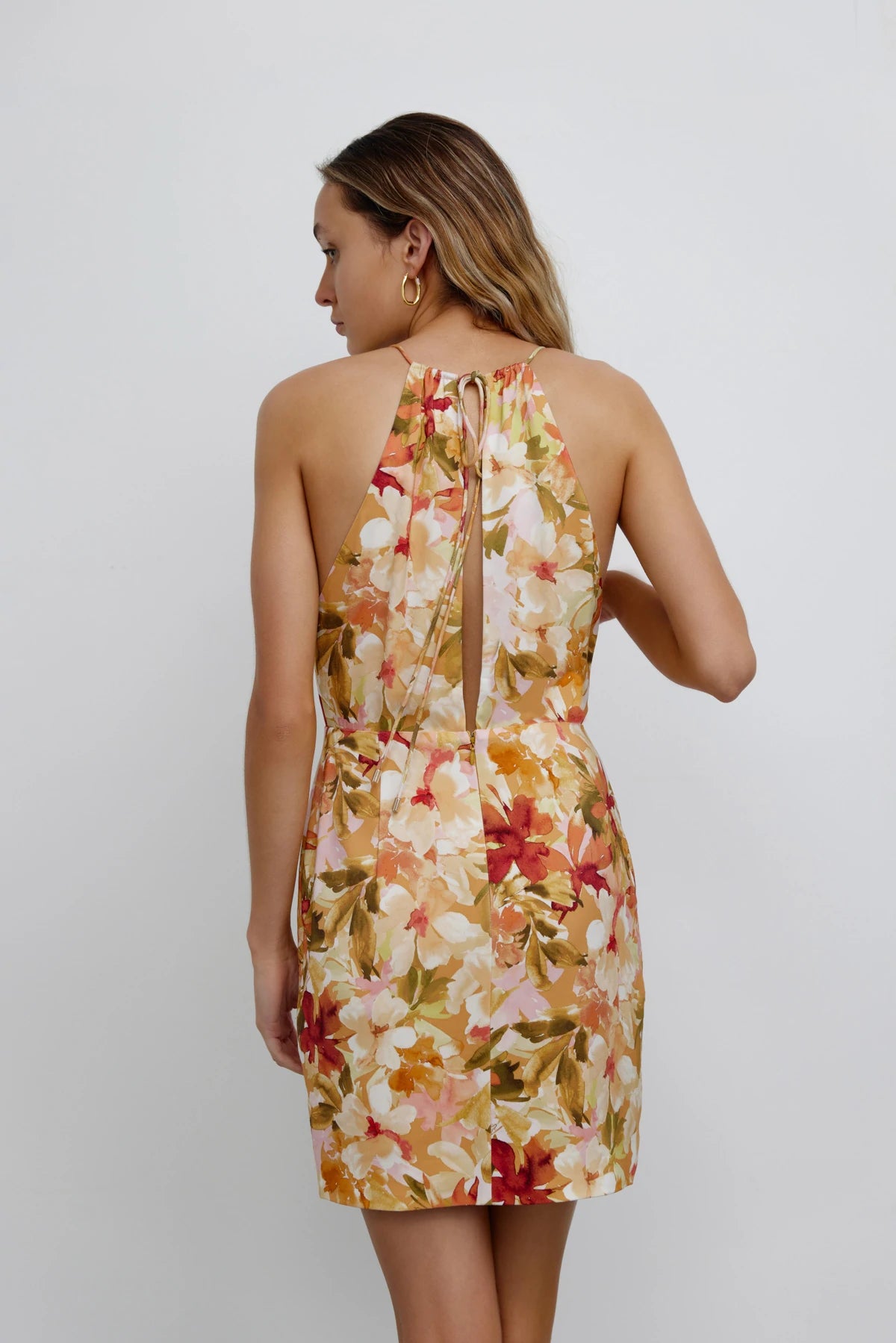 Chiara Dress - Watercolor Floral by Significant Other — view 3
