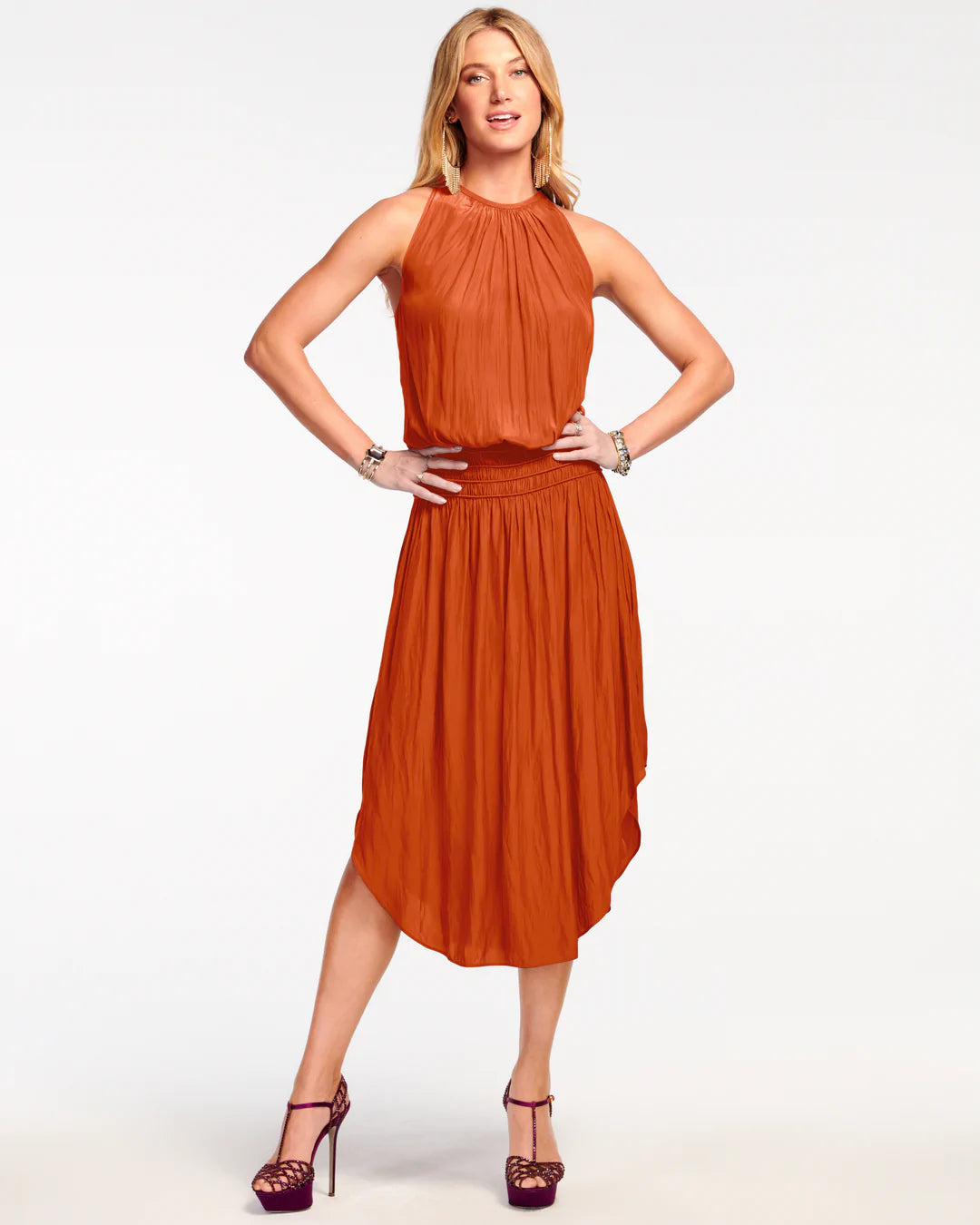 Audrey Midi Dress - Cinnamon by Ramy Brook | 25 South Boutiques