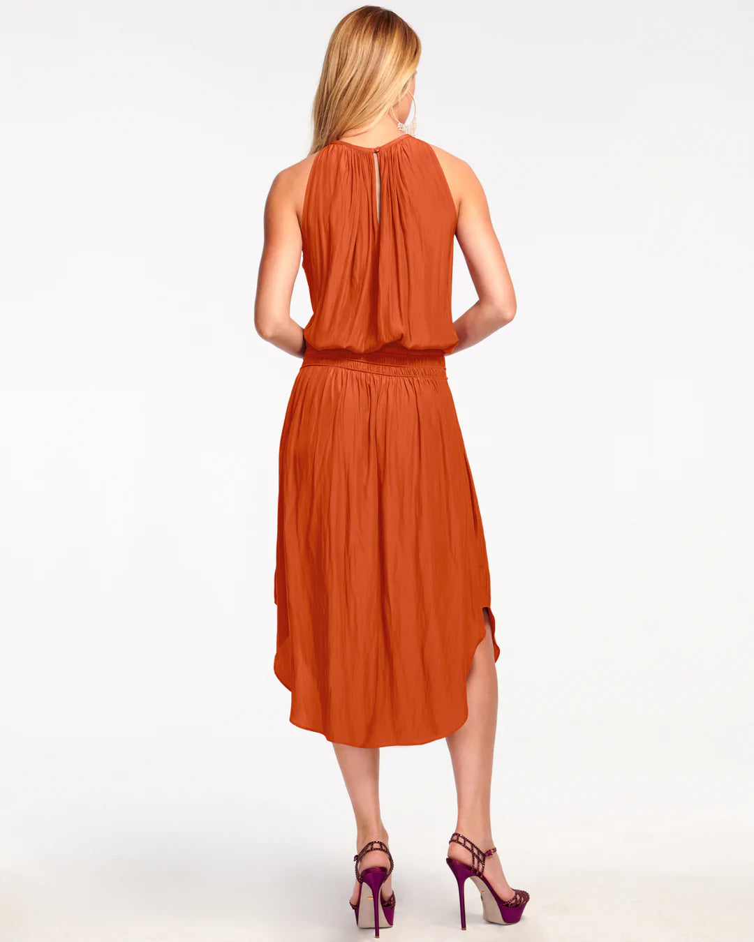 Audrey Midi Dress - Cinnamon by Ramy Brook — view 4