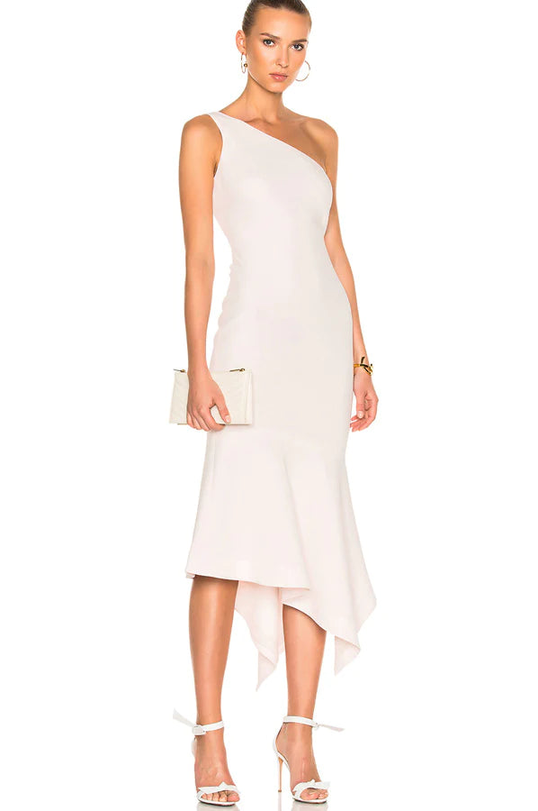 Dulcina One Shoulder Dress - Cinq Pink by Cinq A Sept | 25 South Boutiques