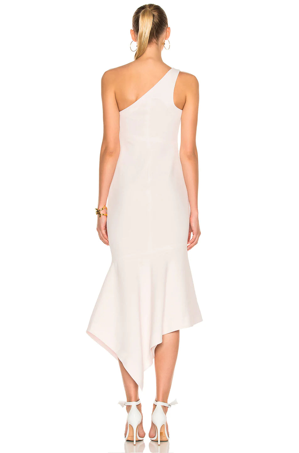 Dulcina One Shoulder Dress - Cinq Pink by Cinq A Sept — view 4