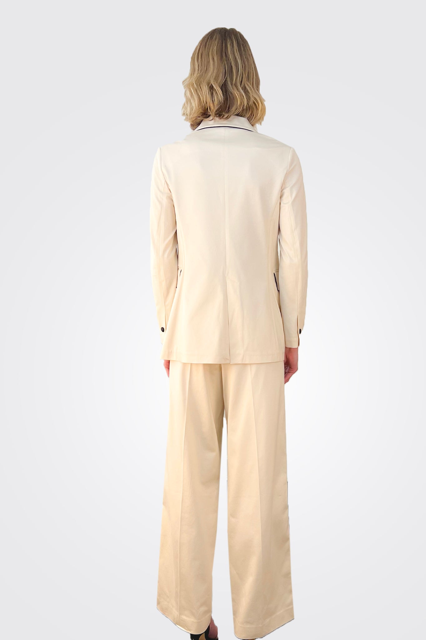 Mid Rise Wide Leg Trousers - Sugar by Circolo — view 3