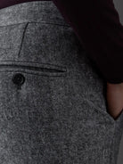 Cotton Chinos Trousers - Forest by Circolo — view 4
