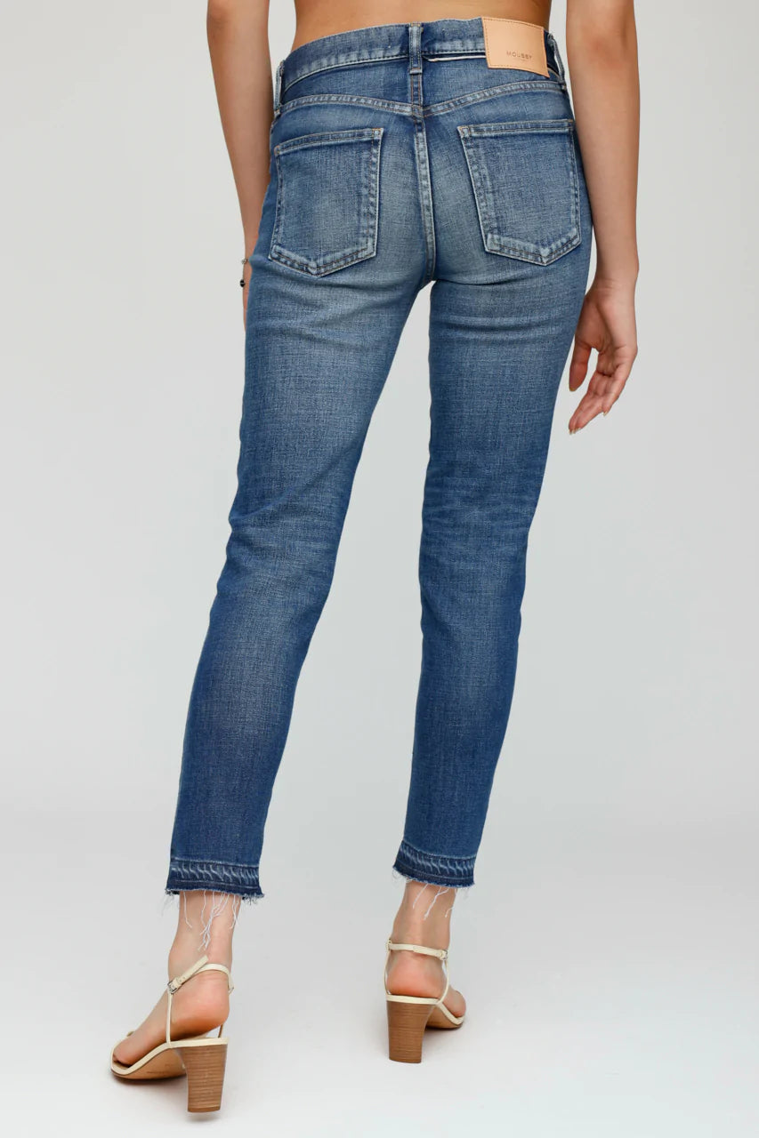 Clarence Skinny - Light Blue by Moussy — view 4