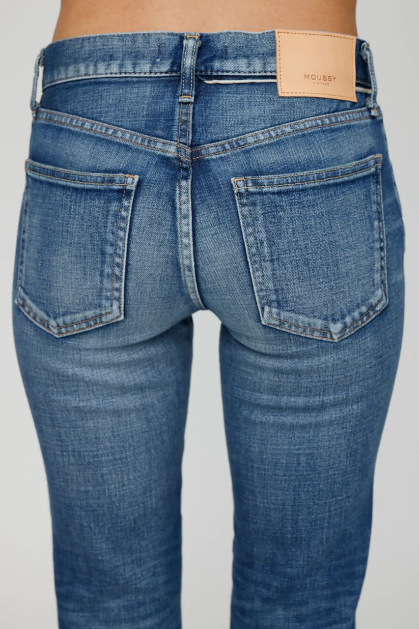 Clarence Skinny - Light Blue by Moussy — view 5
