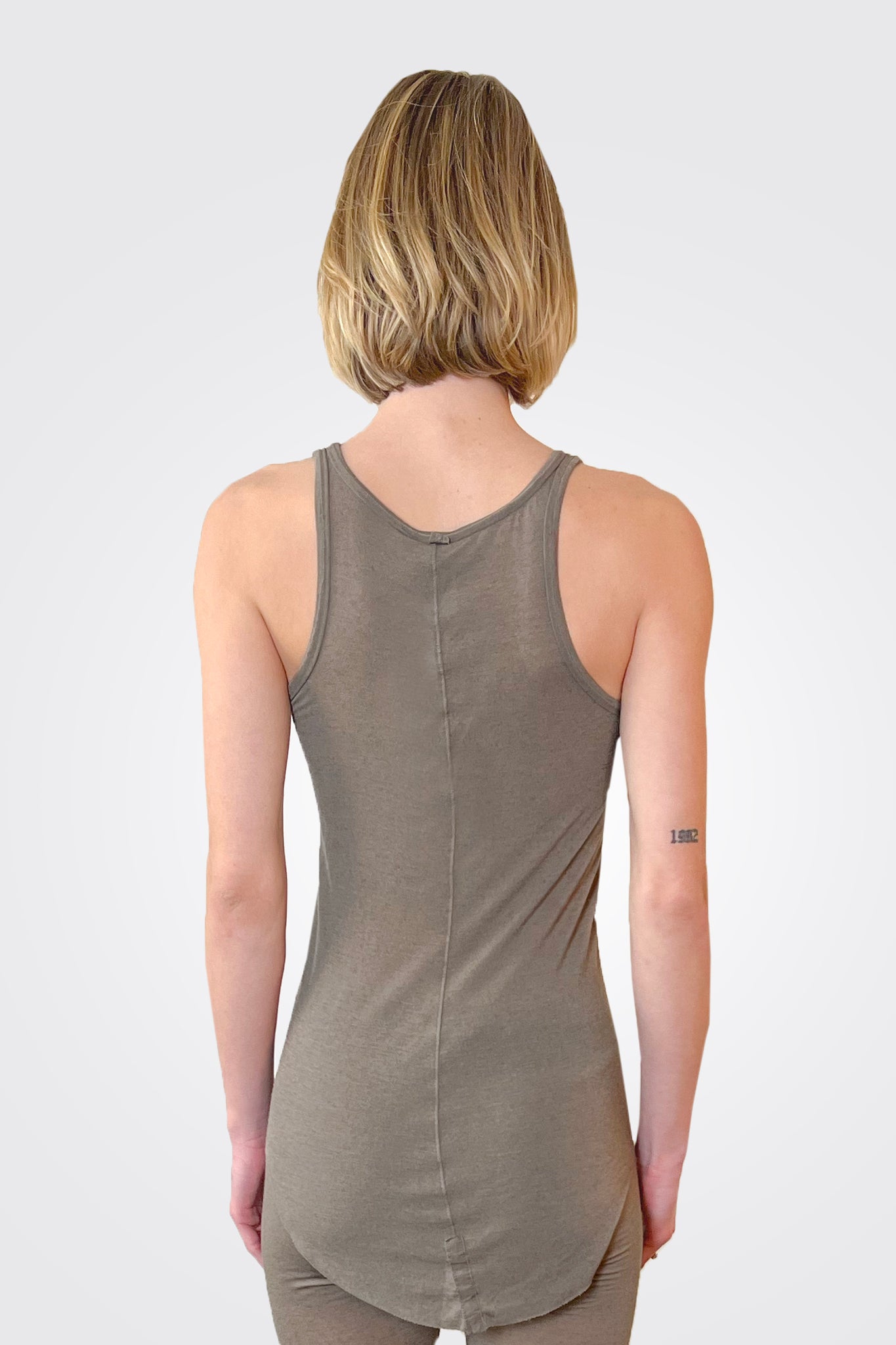 Jersey Tank Top - Clay by Kristensen — alternate view