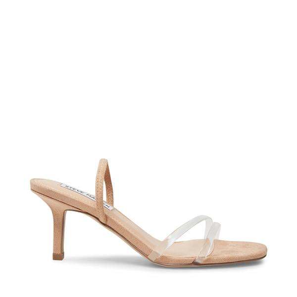 Loft Slide Sandals - Clear by Steve Madden — view 3