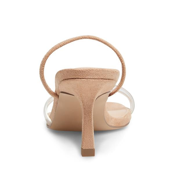 Loft Slide Sandals - Clear by Steve Madden — view 6