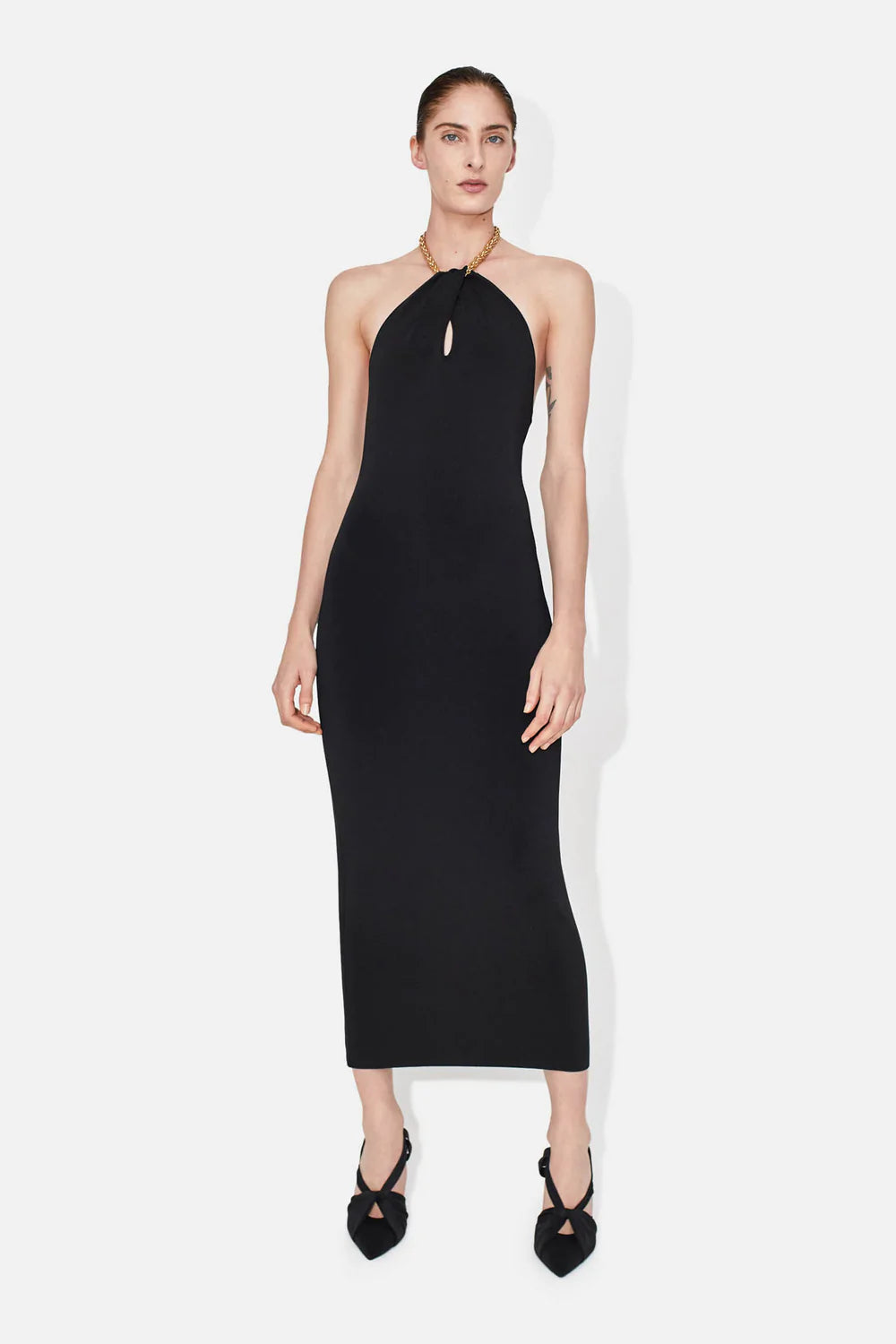 Cleopatra Dress - Black by Galvan London | 25 South Boutiques