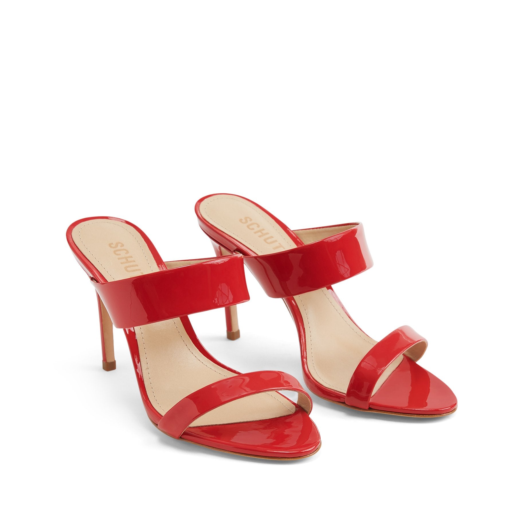 Leia Sandal - Club Red by Schutz — view 3