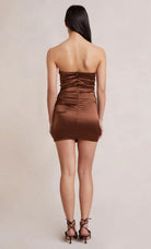 Heather Mini Dress - Cognac by Bec & Bridge — view 4