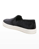 Blair Velvet Sneaker - Coastal by Vince — view 3