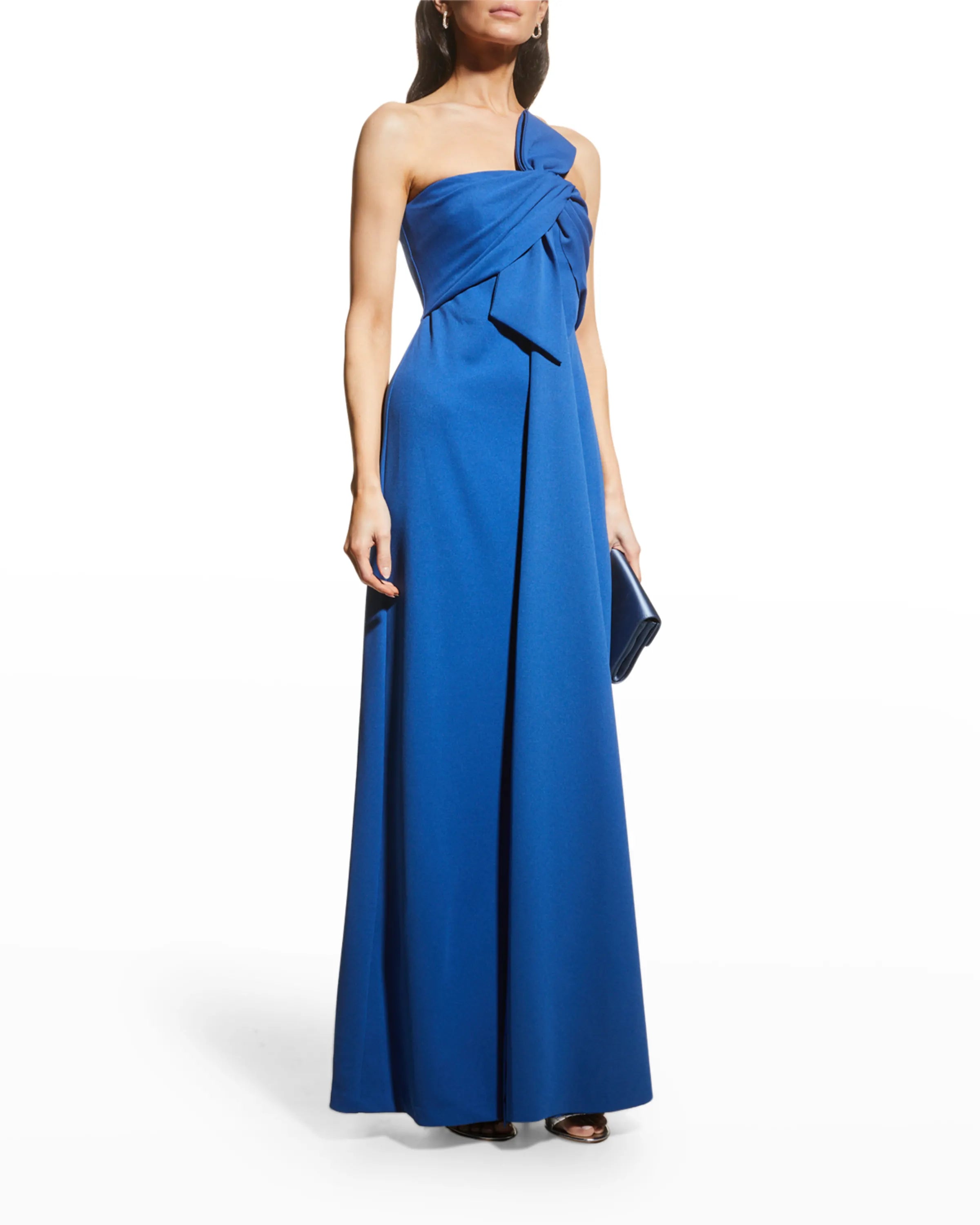 Sassy Strapless Gown - Cobalt by Badgley Mischka — alternate view