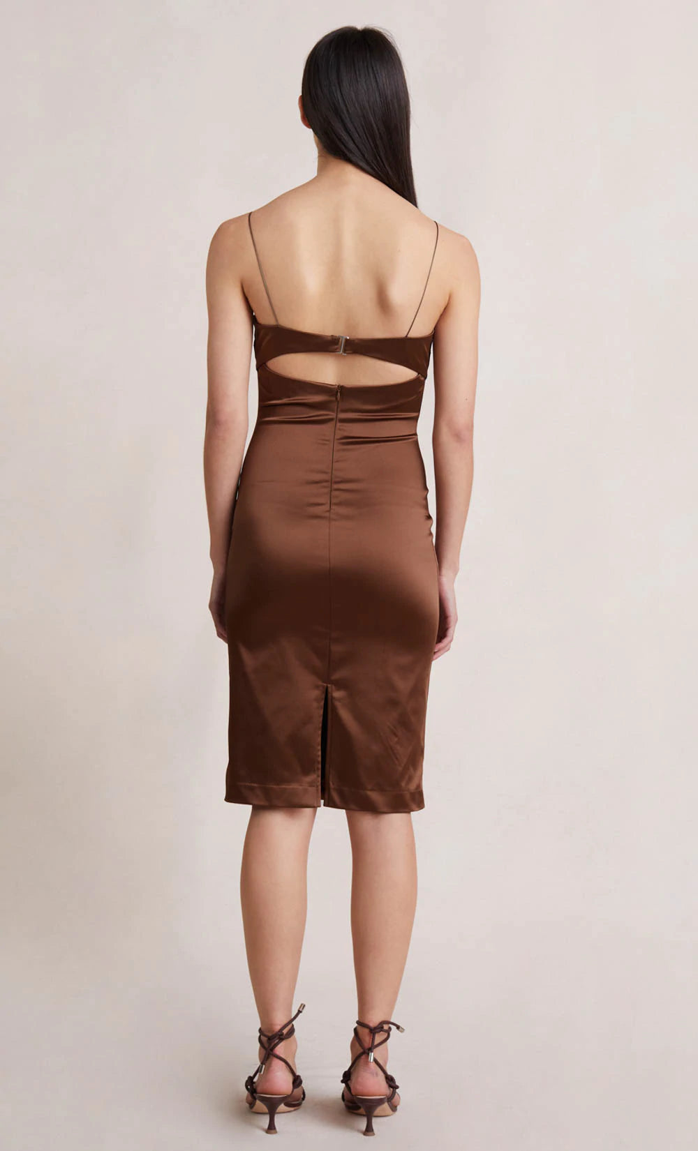Heather Midi Dress - Cognac by Bec & Bridge — view 4