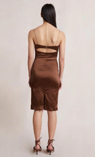 Heather Midi Dress - Cognac by Bec & Bridge — view 4