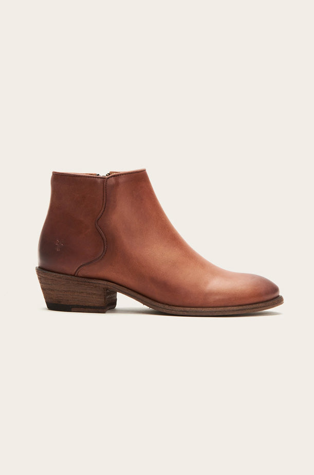 Carson Piping Bootie - Cognac by Frye | 25 South Boutiques