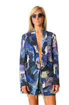 Josy Blazer - Blue Collage by Unbreakable Evolution | 25 South Boutiques