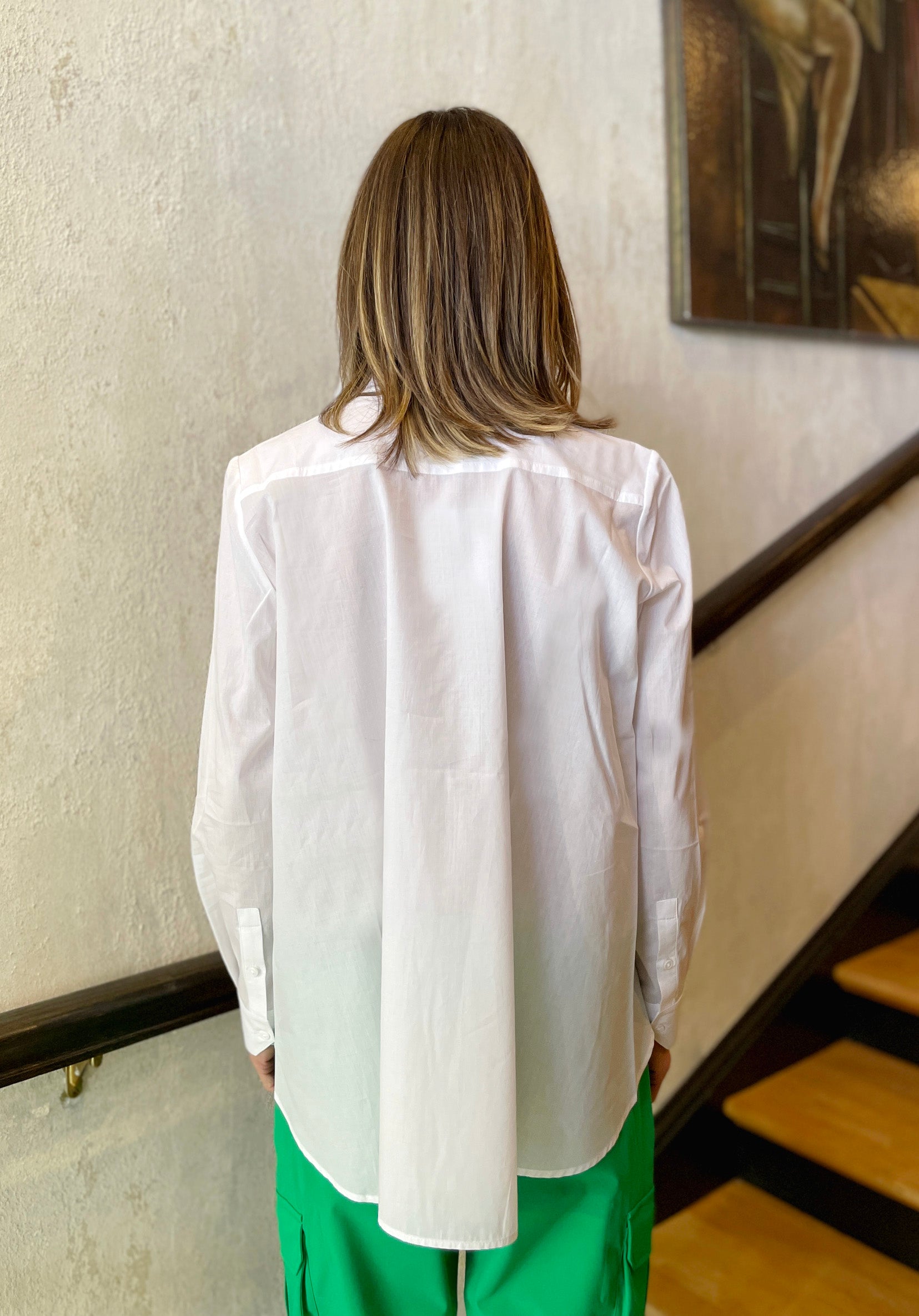 Sofia Shirt - Optical White by Hana San — alternate view