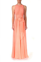 Pretty Grecian Gown - Coral by Badgley Mischka | 25 South Boutiques