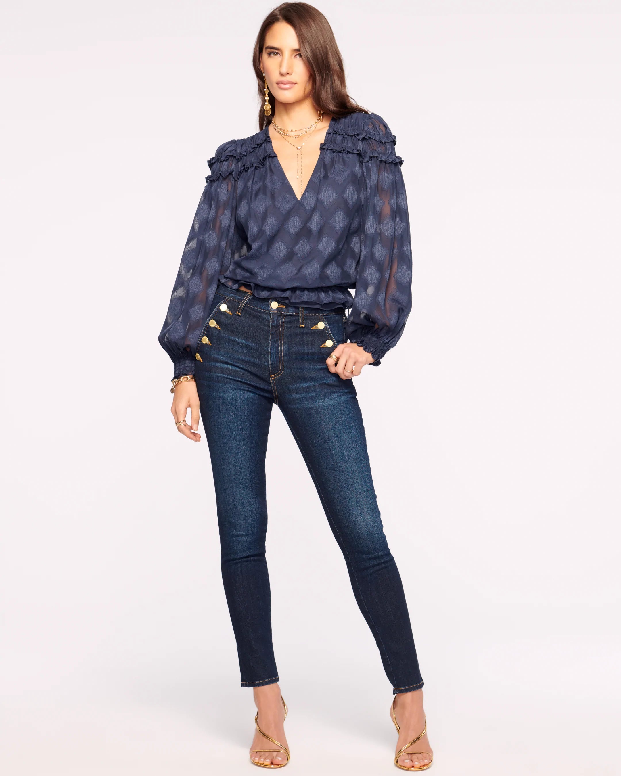 Helena High-Rise Skinny Jean - Dark Rinse by Ramy Brook | 25 South Boutiques