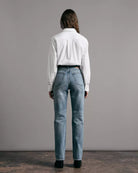 Maxine Cotton Button Down Shirt - White by Rag & Bone — alternate view