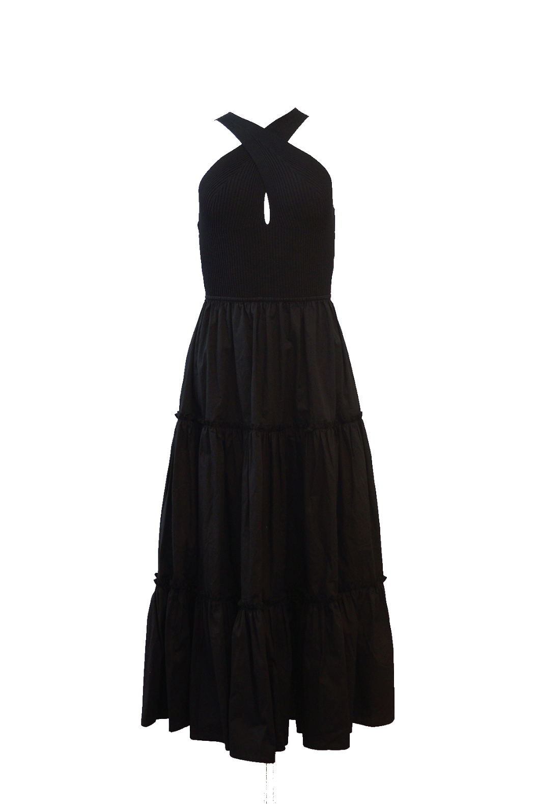 Sage Tiered Dress - Black by Central Park West — alternate view