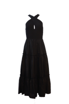 Sage Tiered Dress - Black by Central Park West — alternate view
