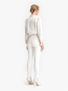 The Looker Ankle Denim - Cream Puffs by MOTHER — view 3