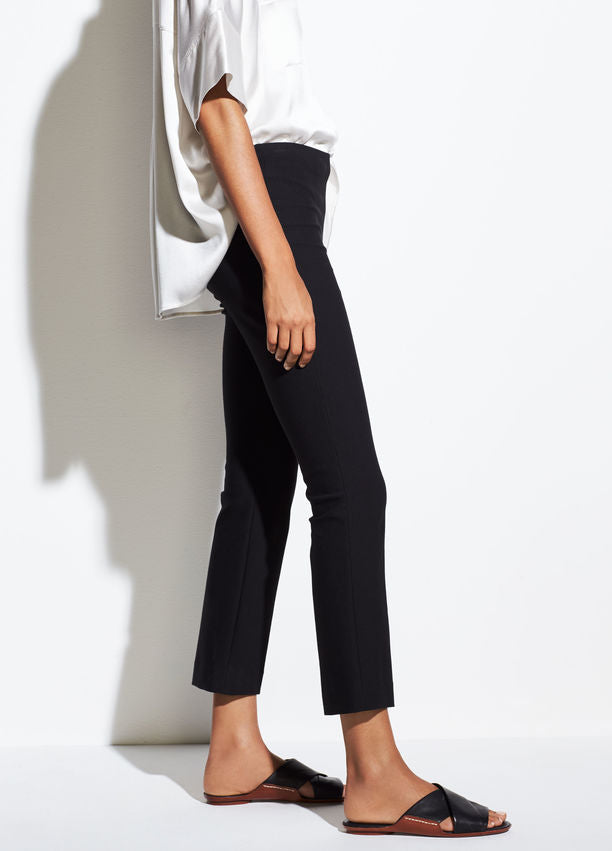 Crop Flare - Black by Vince — view 3