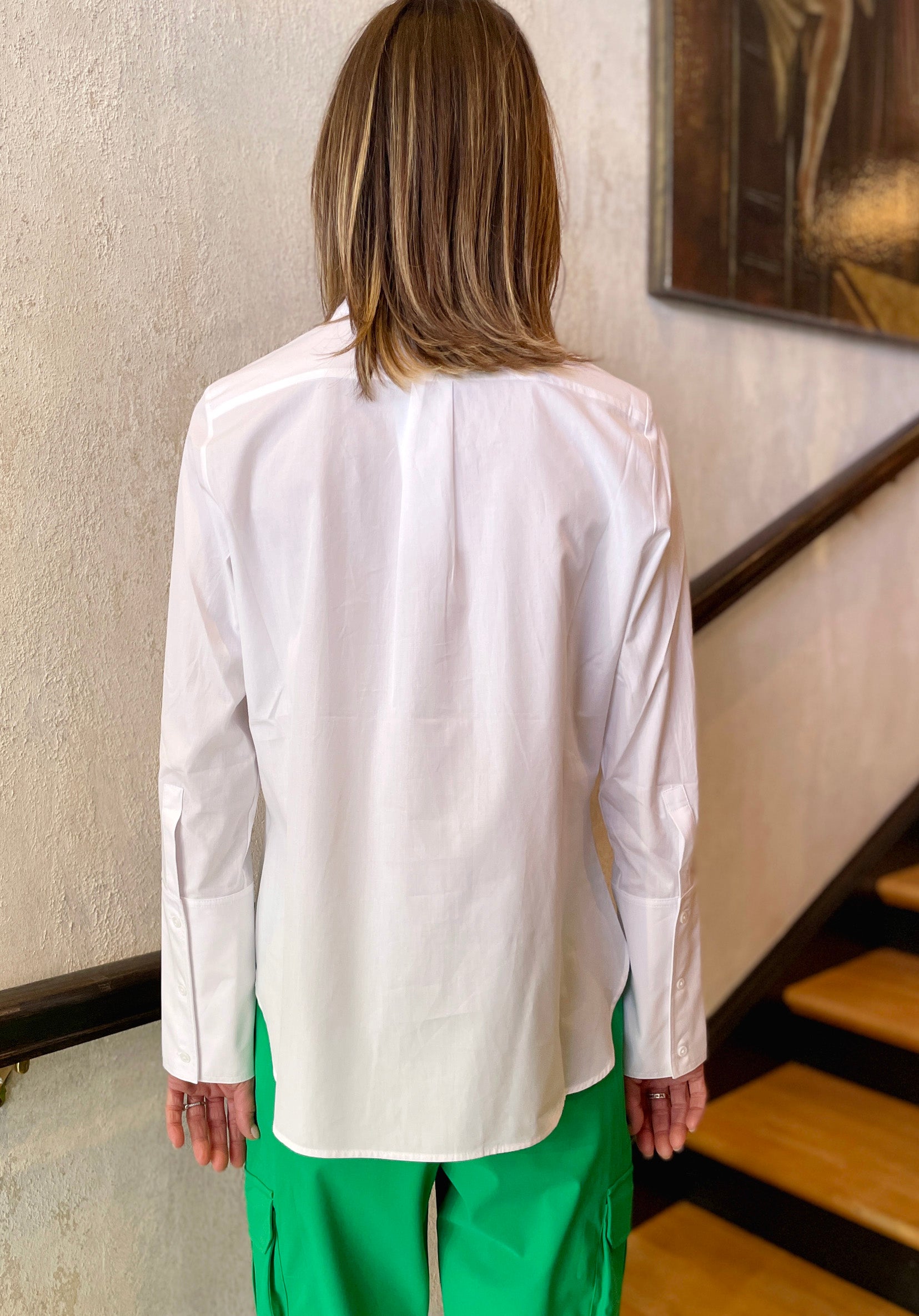 Fedora Shirt - Optical White by Hana San — alternate view