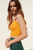 Danna Top - Bright Orange by Deluc — alternate view