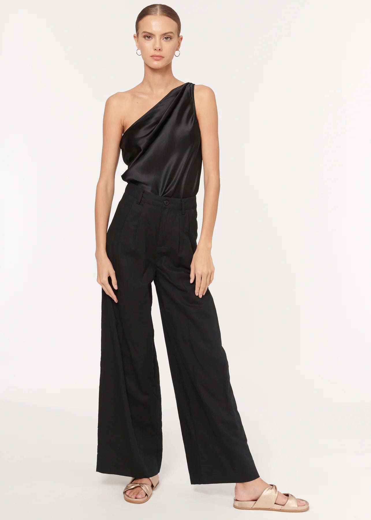 Darby Bodysuit - Black by Cami NYC — alternate view
