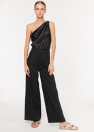 Darby Bodysuit - Black by Cami NYC — alternate view